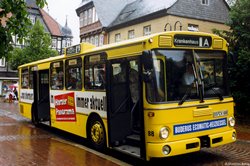 Wagen 88 Stadtbus Goslar ausgemustert