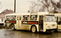 Wagen 42 Stadtbus Goslar ausgemustert