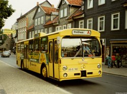 Wagen 58 Stadtbus Goslar ausgemustert