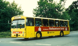 Wagen 60 Stadtbus Goslar ausgemustert