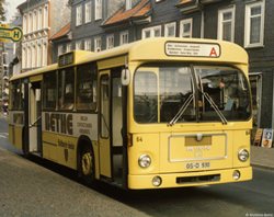 Wagen 64 Stadtbus Goslar ausgemustert