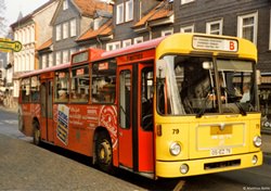 Wagen 79 Stadtbus Goslar ausgemustert