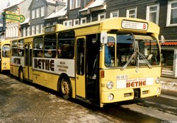 Wagen 68 Stadtbus Goslar ausgemustert