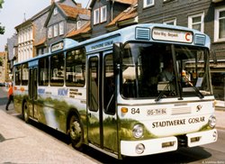 Wagen 84 Stadtbus Goslar ausgemustert