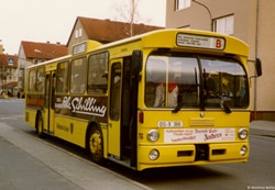 Wagen 76 Stadtbus Goslar ausgemustert